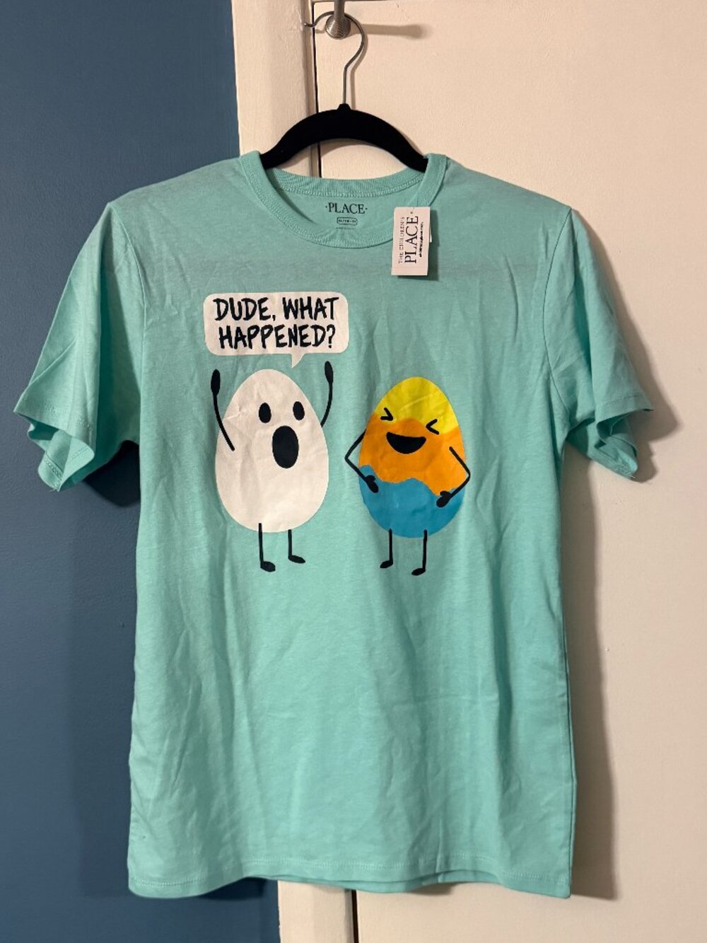 Children's Place 'Dude, What Happened?' T-shirt Sz XL 14/16 NWT